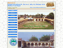 Tablet Screenshot of hidayat.madaris.org